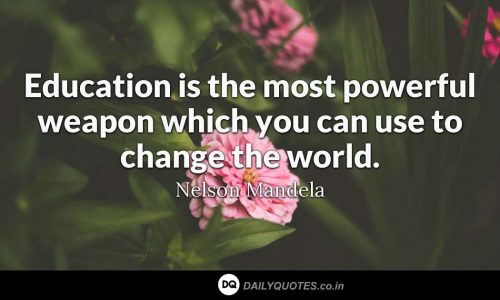 Education, Weapon, World