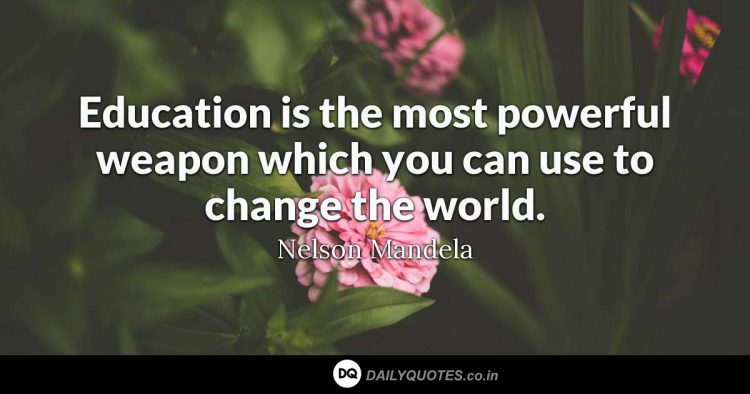 Education, Weapon, World