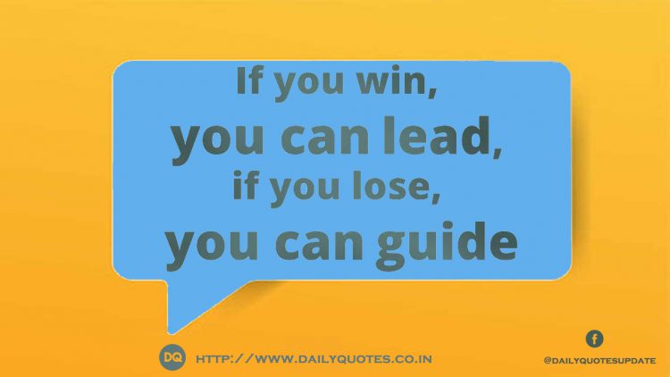 Win, lead, Lose, Guide