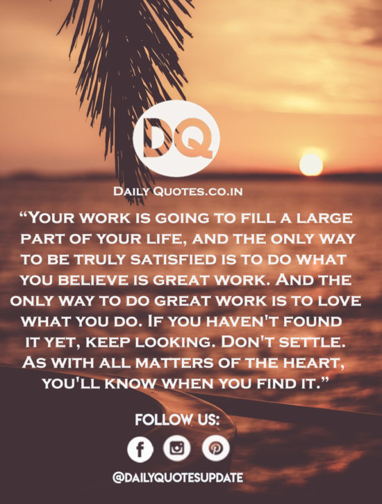 Your work is going to fill a large part…