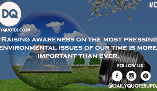 Raising awareness on the most pressing environmental issues of our time is more important than ever.