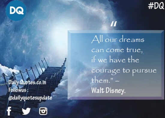 All Our Dreams  Can Come True……..