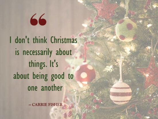 I Don’t Think Christmas is Necessarily